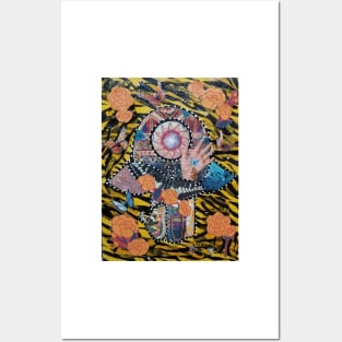 BUTTERFLY EFFECT Hamsa by Harriette Knight Posters and Art